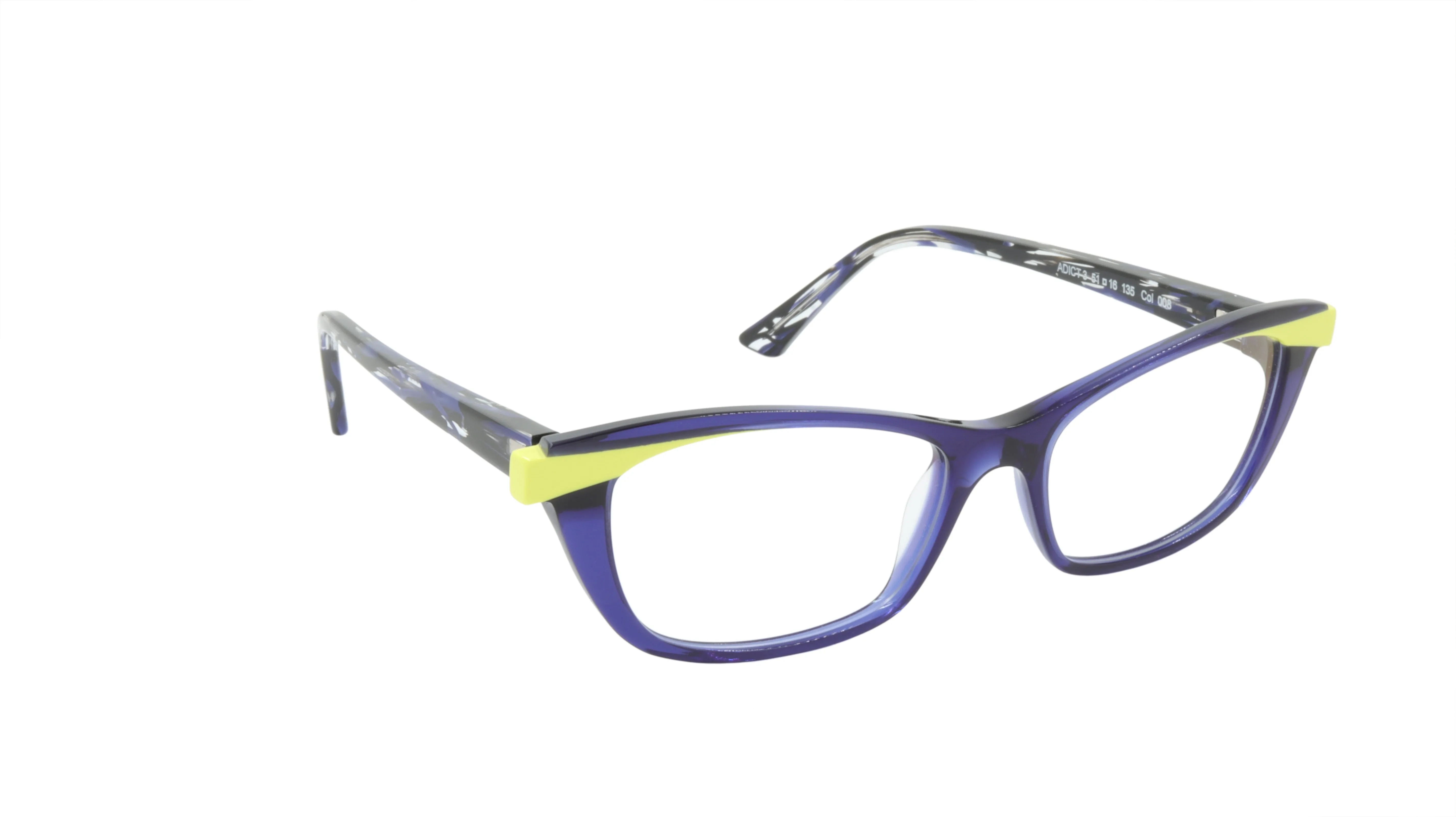 Face A Face Rectangle Eyeglasses in Contemporary Purple Acetate