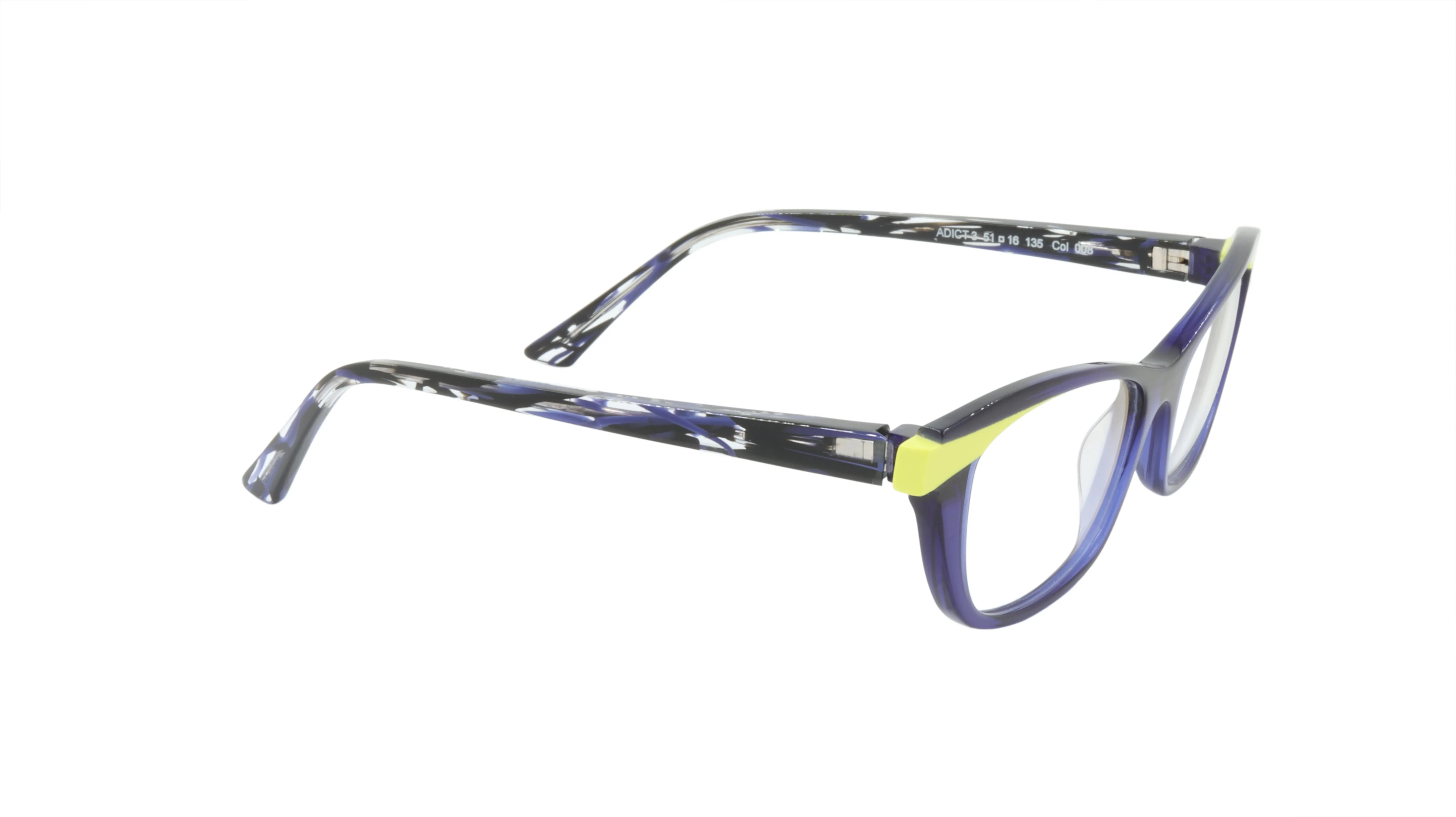 Face A Face Rectangle Eyeglasses in Contemporary Purple Acetate