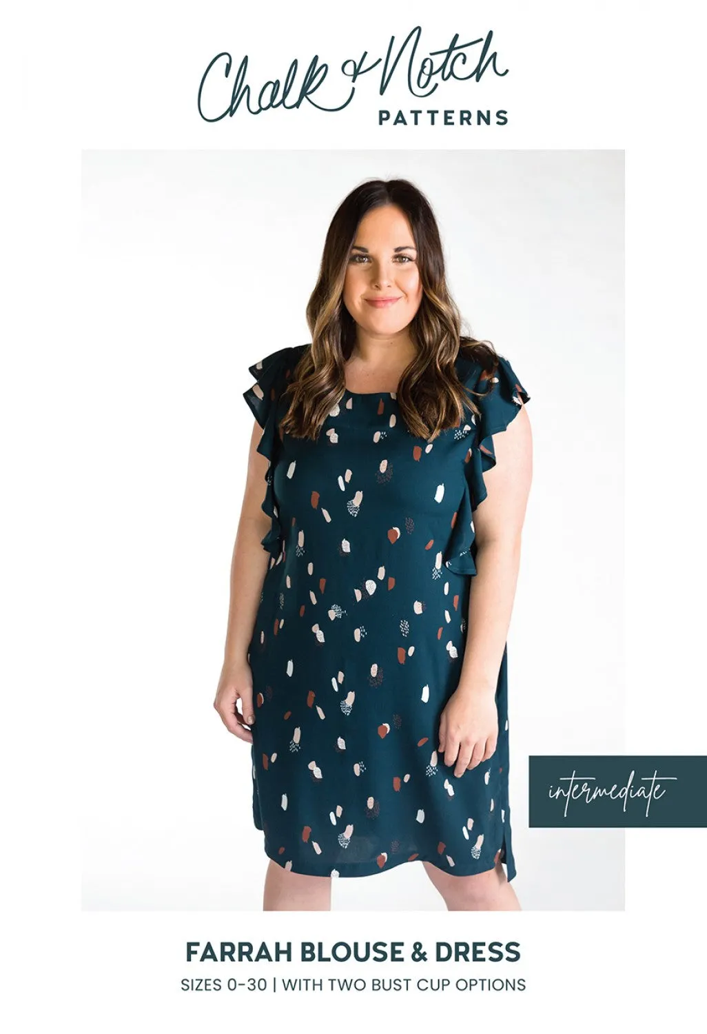 Farrah Blouse and Dress-Chalk and Notch