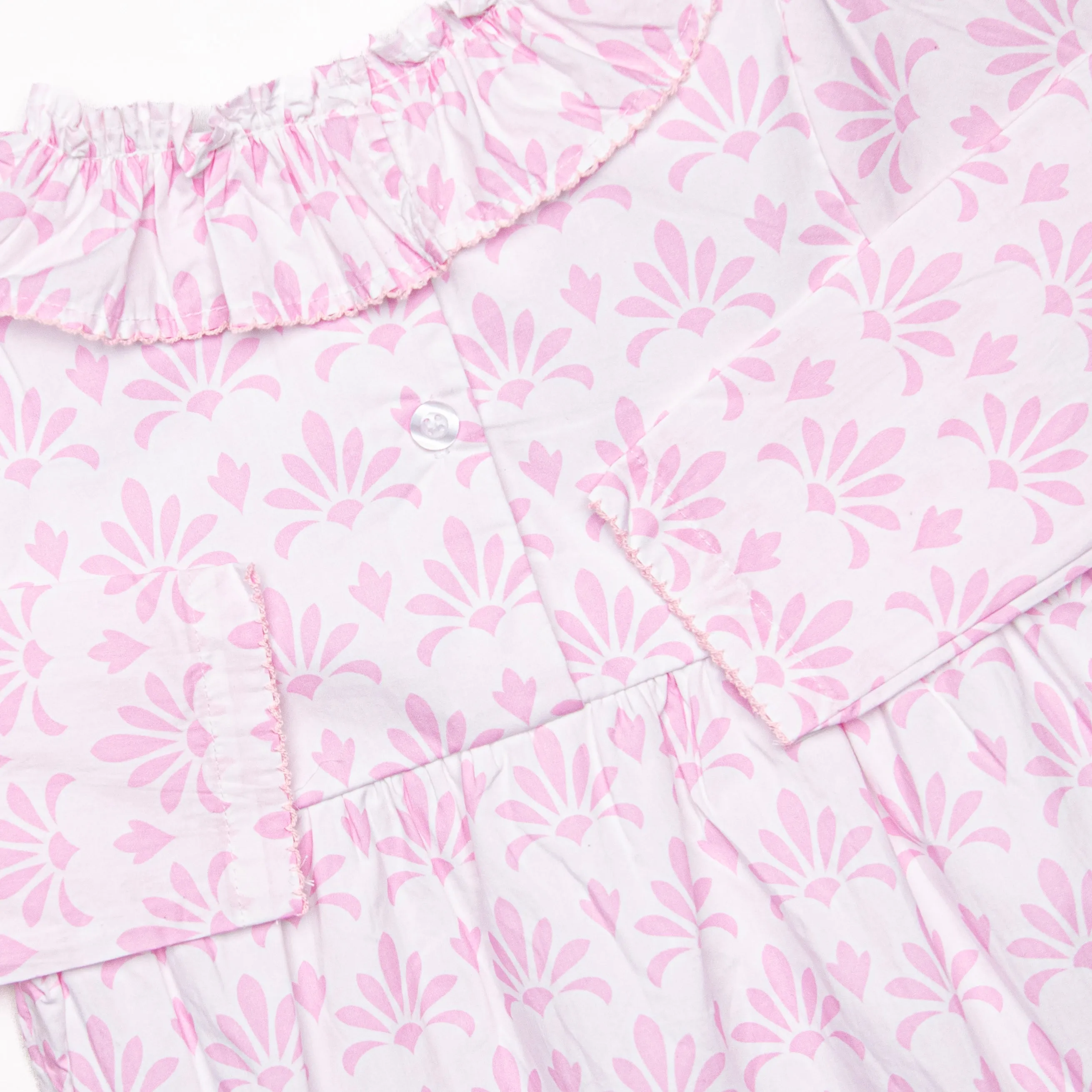 Feathersound Floral Dress, Pink