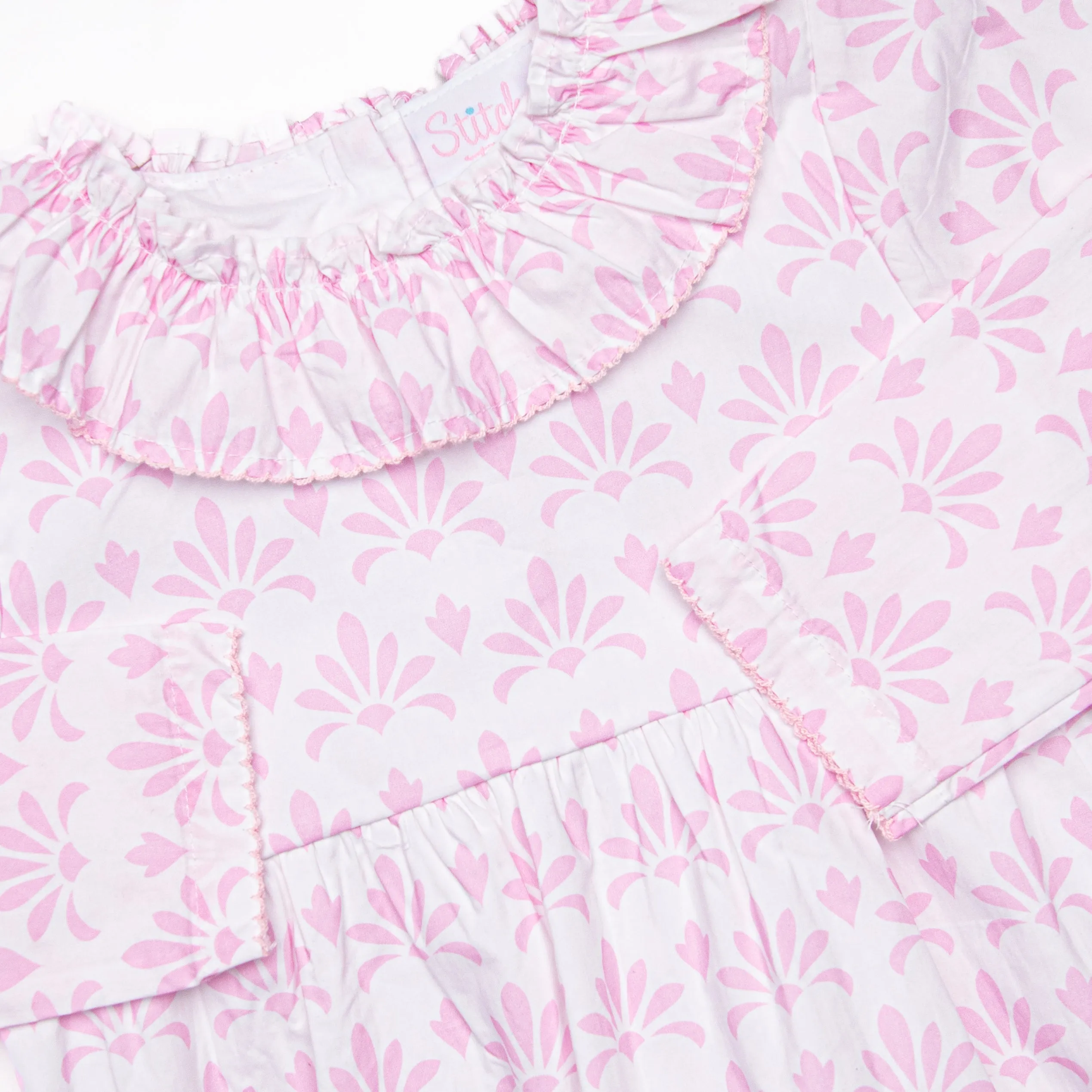 Feathersound Floral Dress, Pink