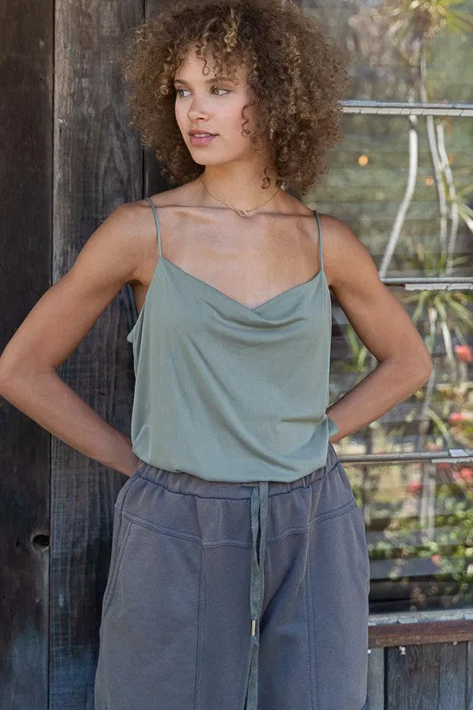 Feels Like a Rose Petal Cami Top - POL
