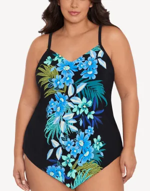 Fern Delight Hank Plus Size Tankini Top