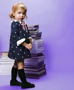 Fina Ejerique Navy Blue Spot Dress