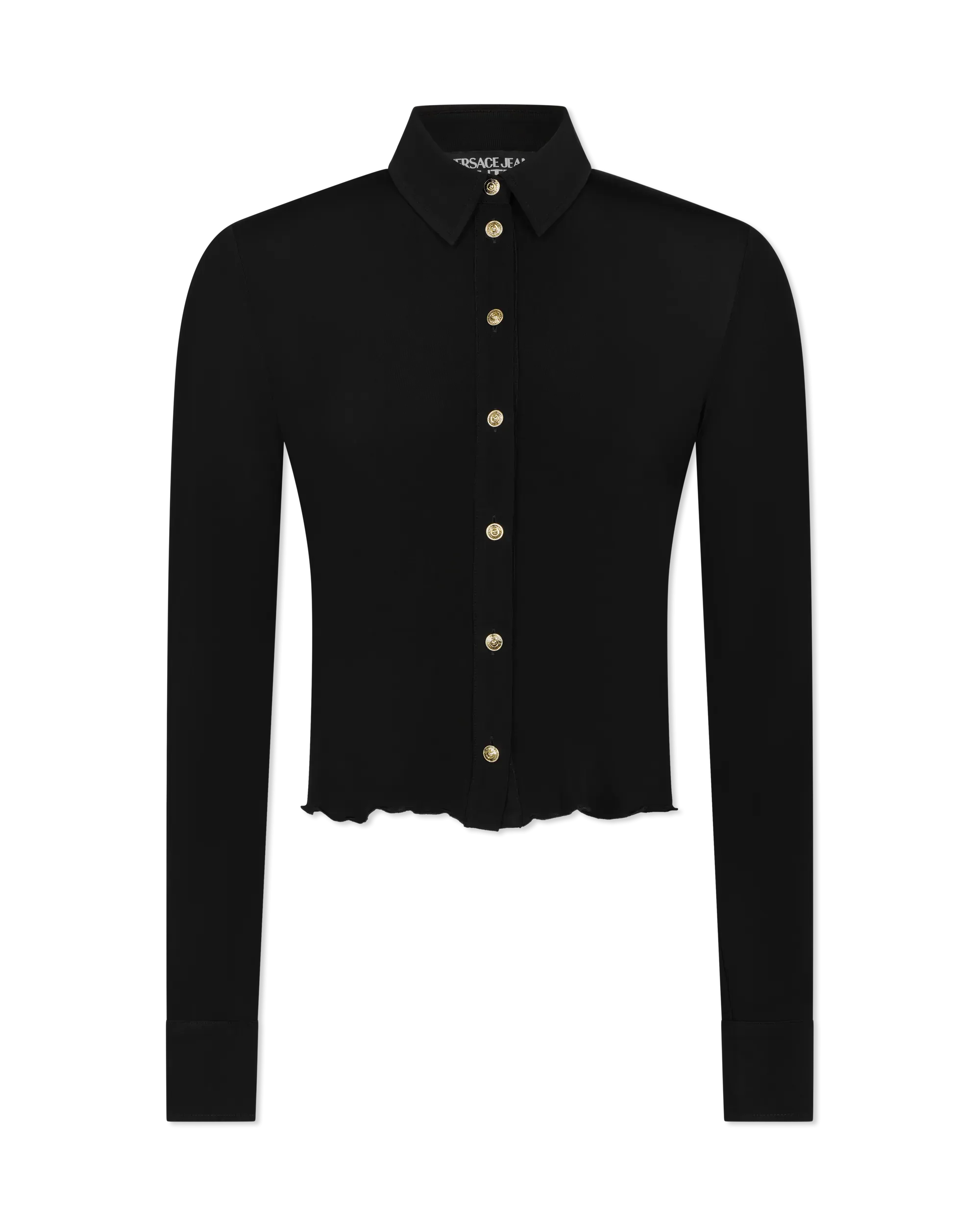 Fluid V-Emblem Button Shirt