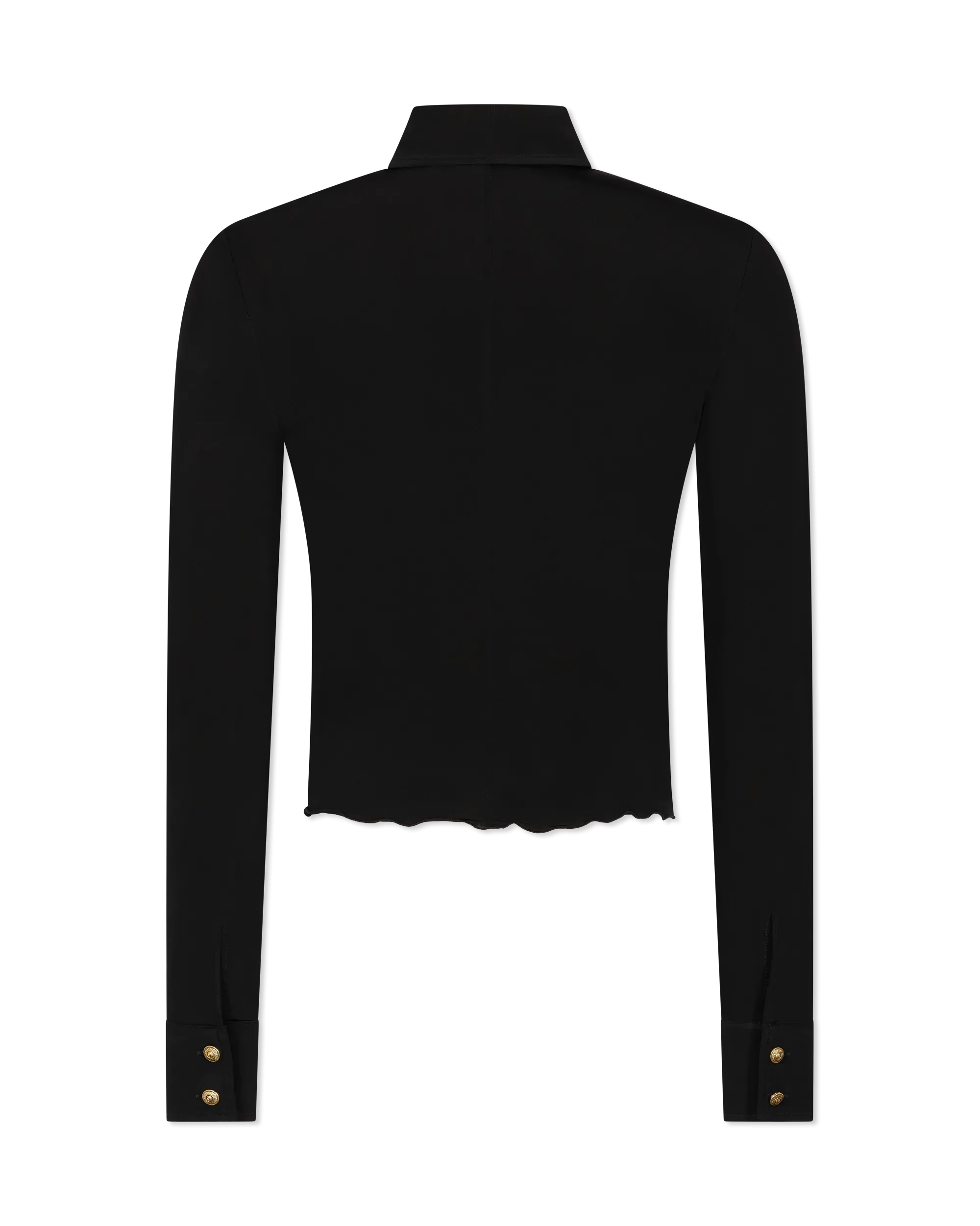 Fluid V-Emblem Button Shirt