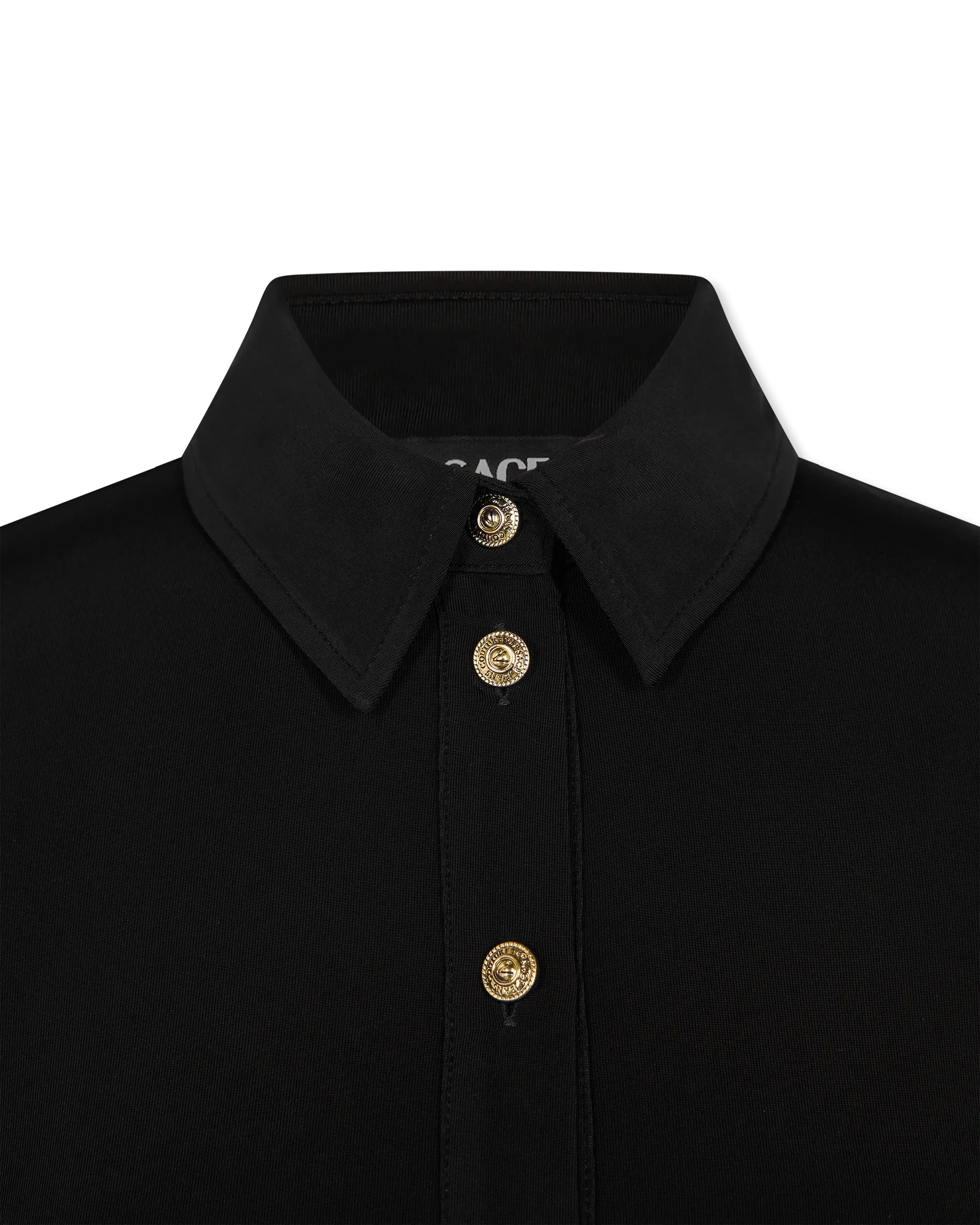 Fluid V-Emblem Button Shirt