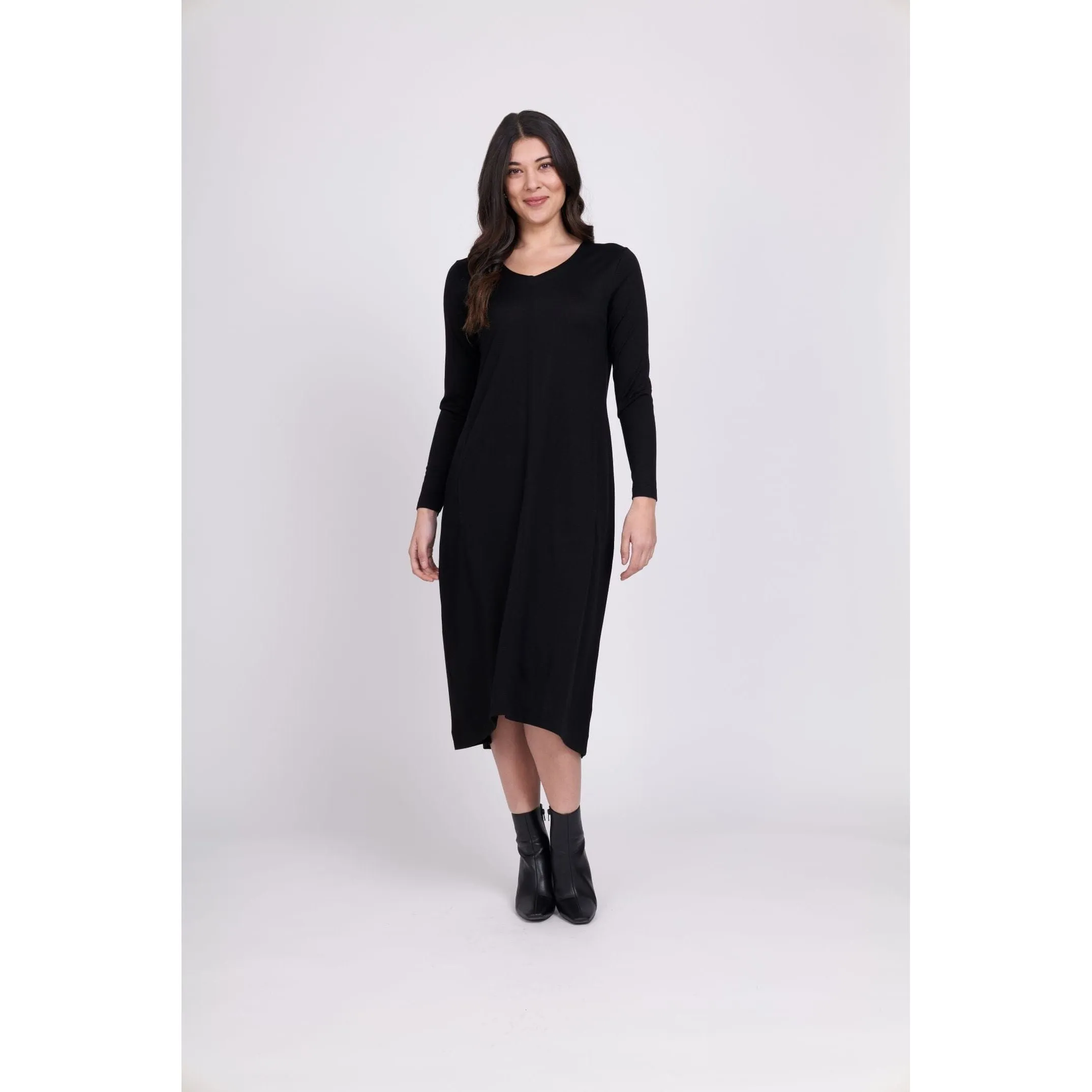 FOIL WHO DARTED DRESS
