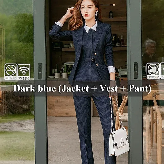 Formal Work wear Blazers 3 Pieces Set