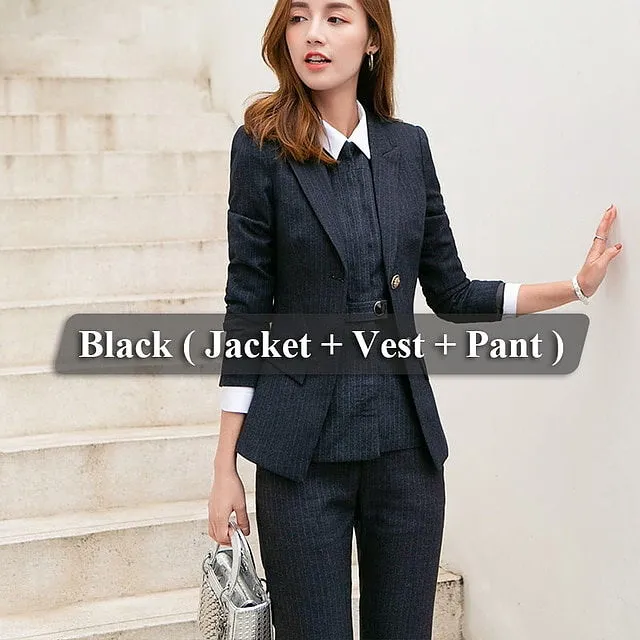 Formal Work wear Blazers 3 Pieces Set