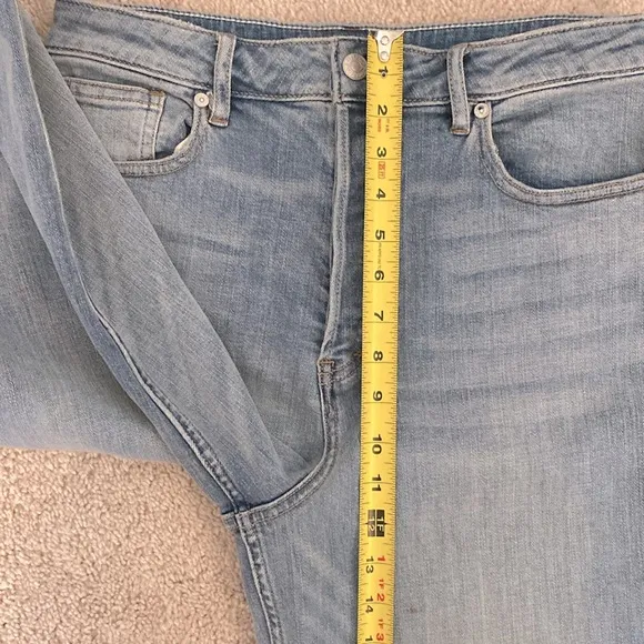 Free People NWT Women's High Rise Wide Leg Jeans Size 29 Blue Button Fly