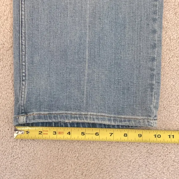 Free People NWT Women's High Rise Wide Leg Jeans Size 29 Blue Button Fly