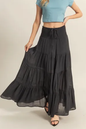Gauze Flowy Skirt