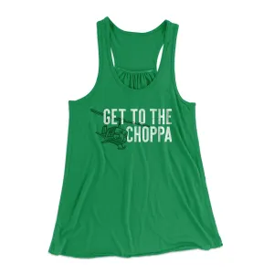 Get to the Choppa! Women's Flowey Tank Top