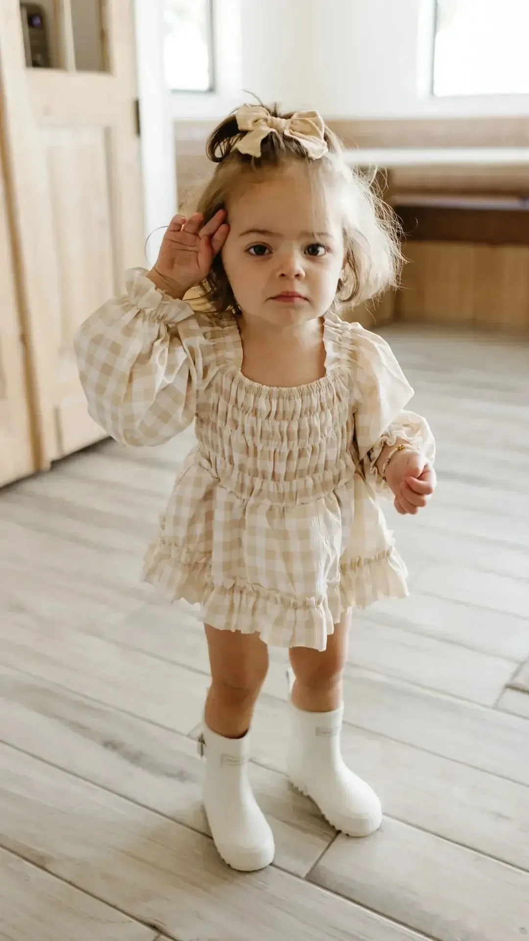 Gingham | Ruffle Romper
