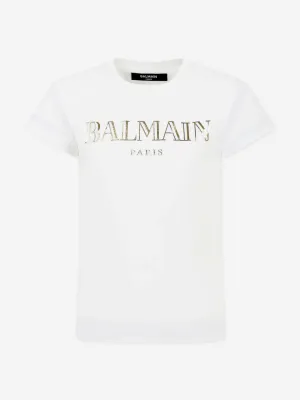 Girls Logo T-Shirt in White