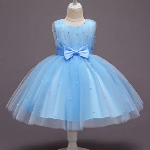 Girls Princess Kids Dresses for Girls Tutu Lace Flower Embroidered Ball Gown Baby Girls Clothes Children Wedding Party Dress