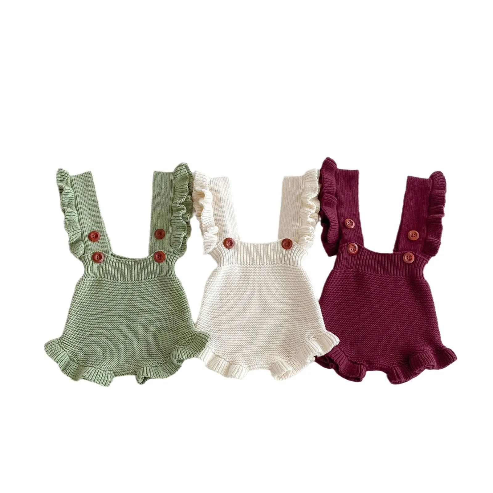 Girl's Ruffled Suspender