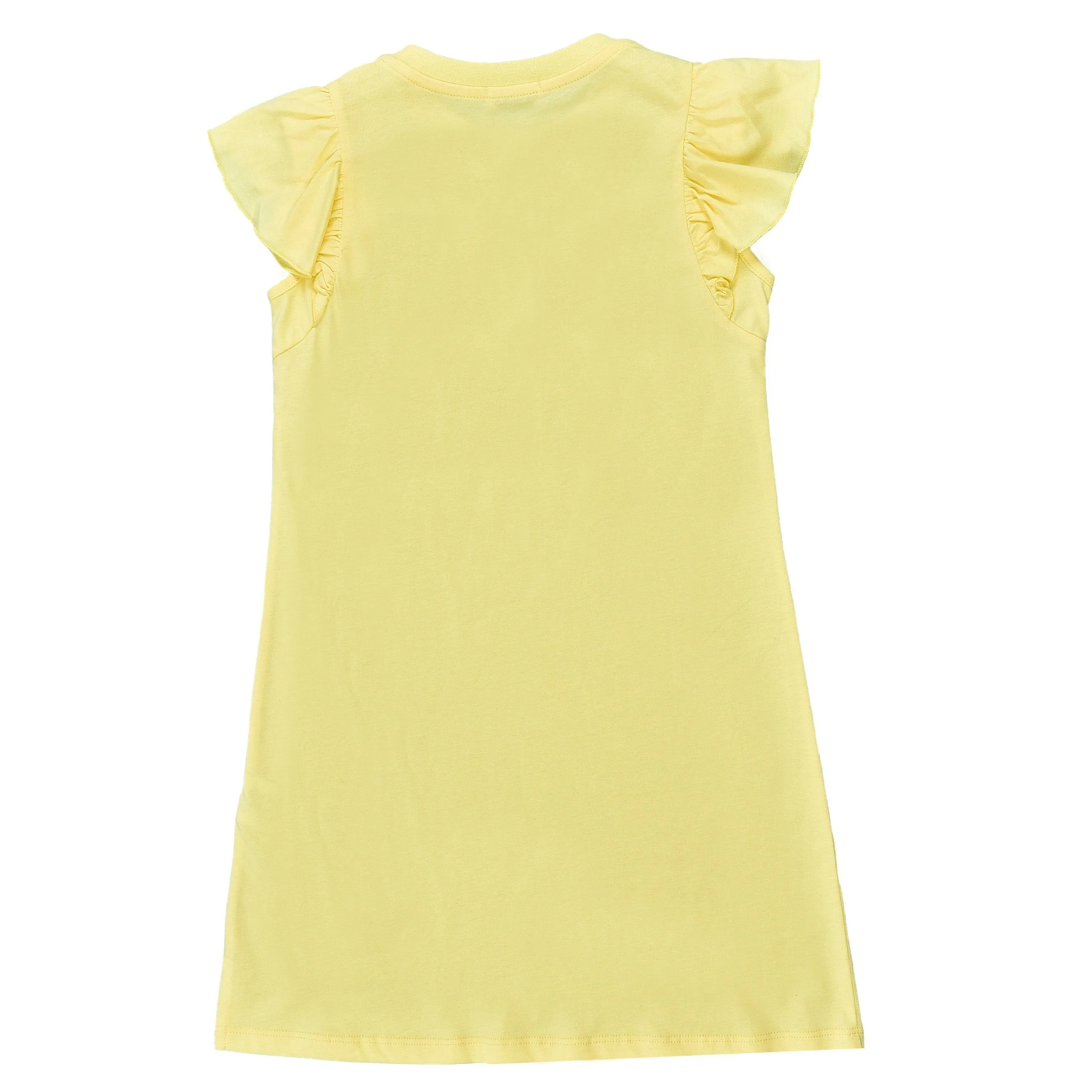 Girls Yellow Jersey Dress