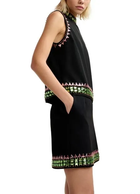 GLACIERS EMBELLISHED SKIRT