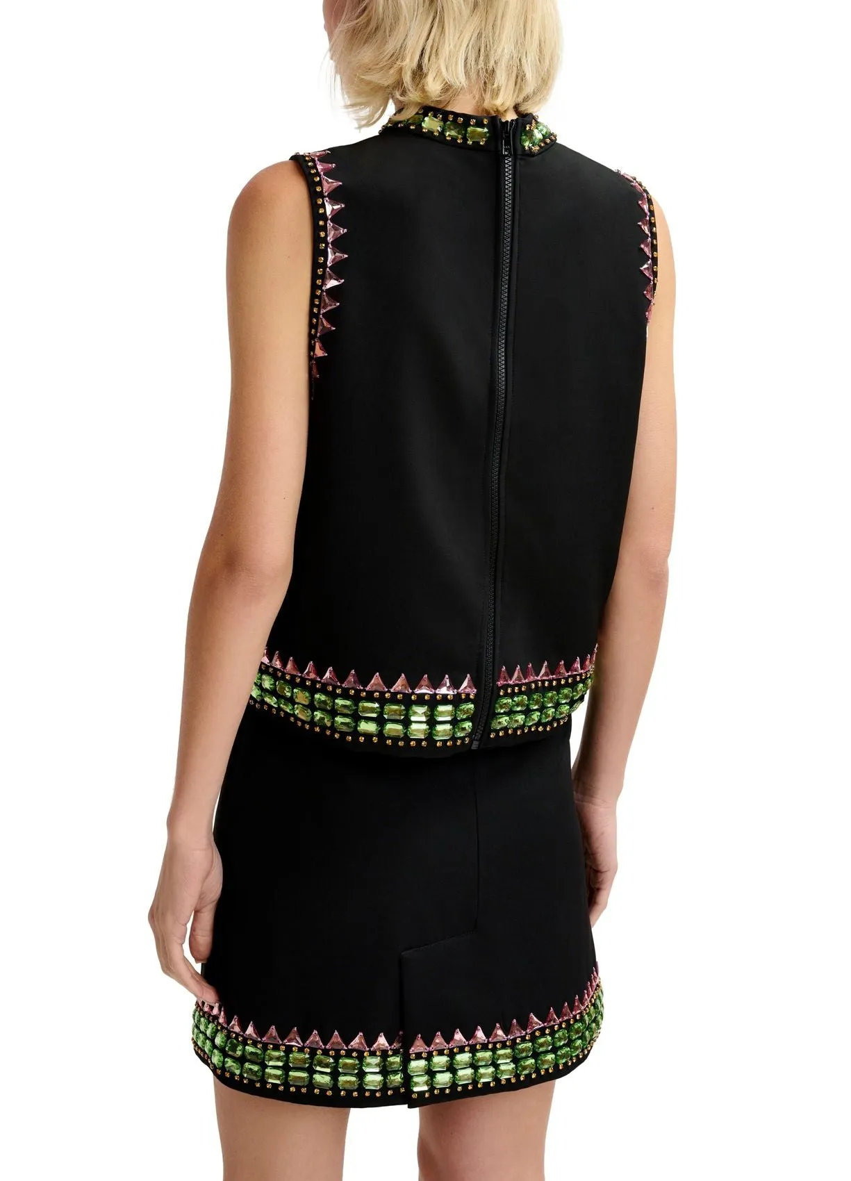 GLACIERS EMBELLISHED SKIRT