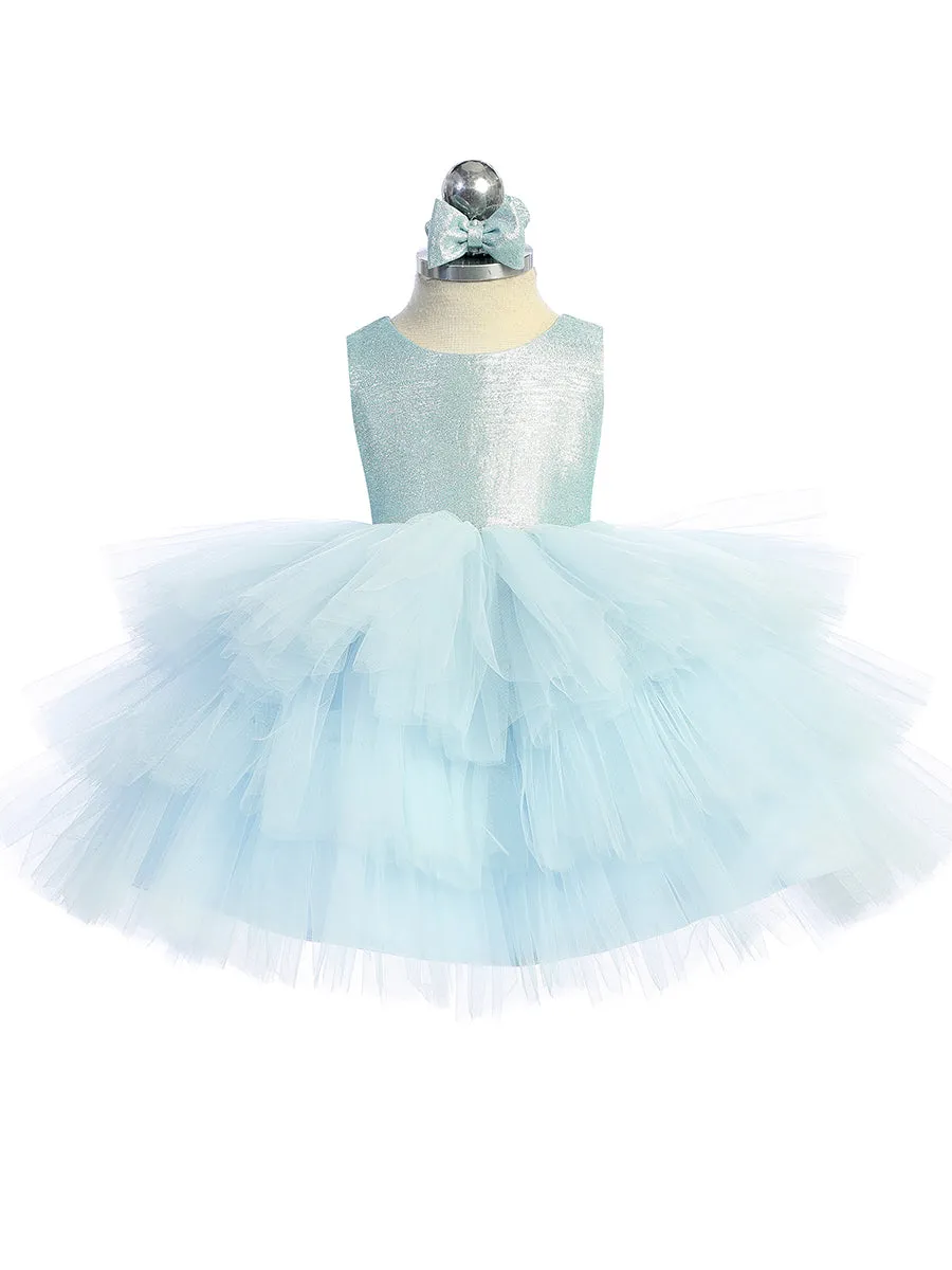 Glitter Ruffle Dress 5790