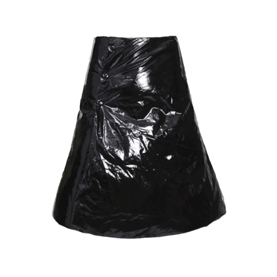 Glossy A-Line Skirt