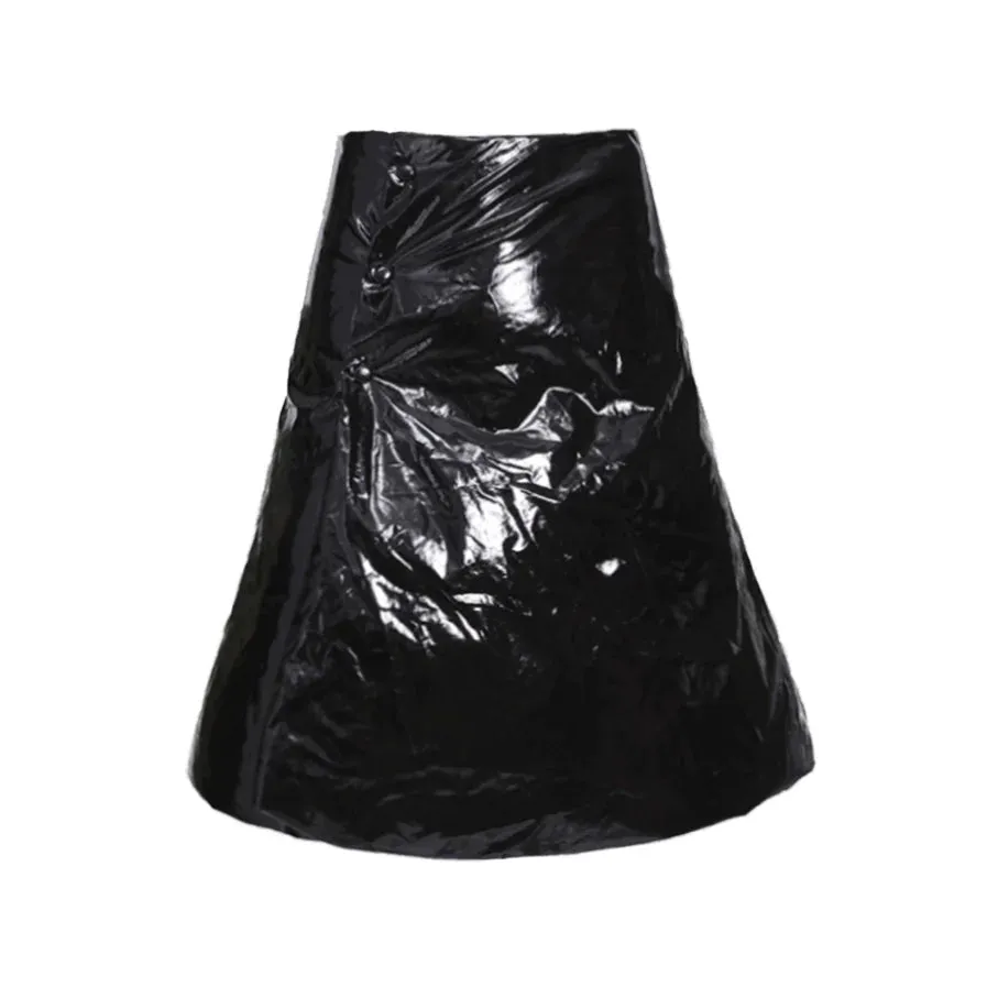 Glossy A-Line Skirt