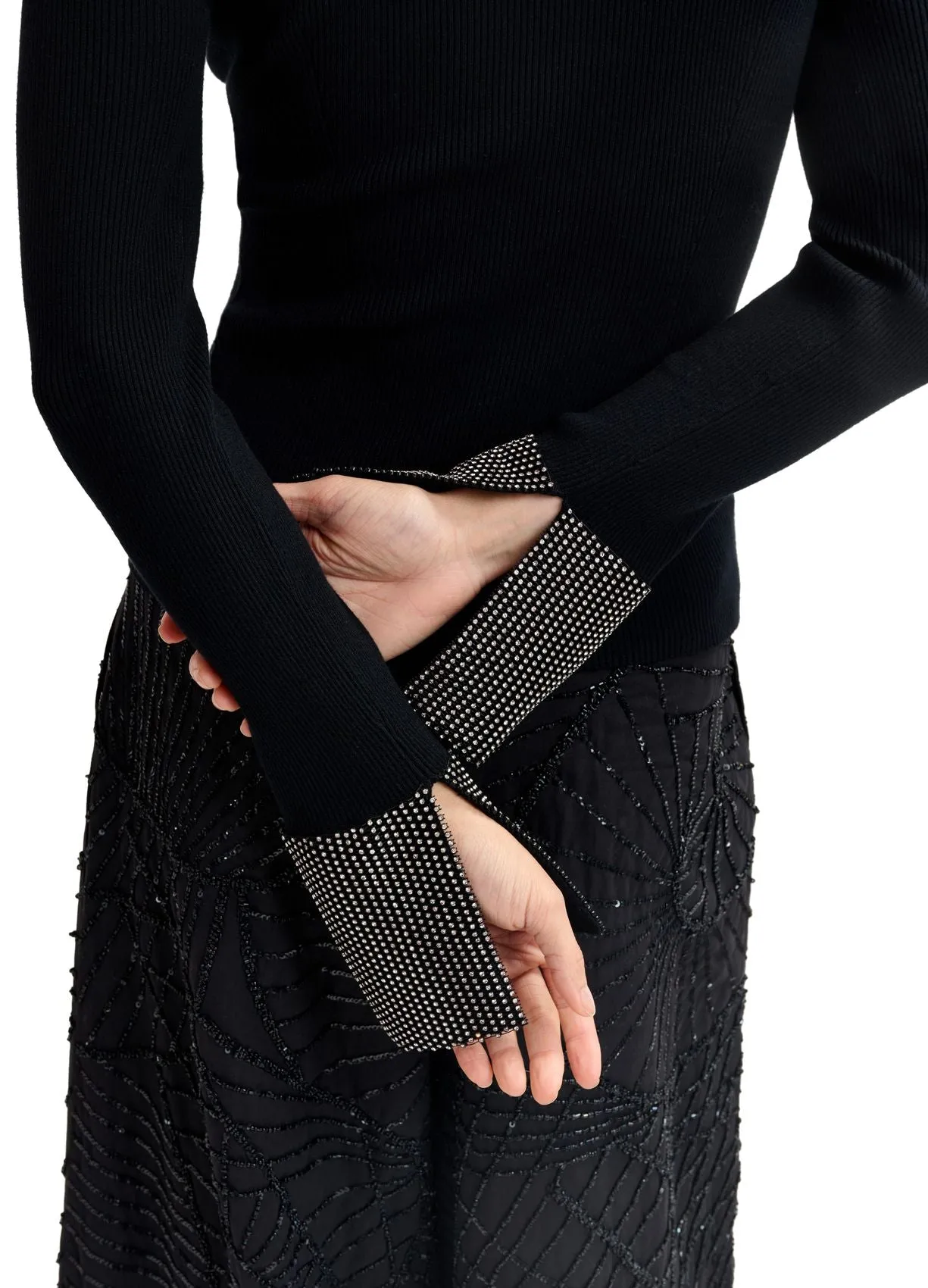 GOMI PULLOVER WITH FRINGES