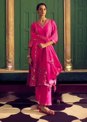 Gulabi gulaal classic gulaabi kurta set