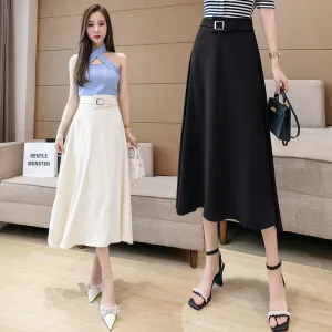 High Waist Umbrella Skirt