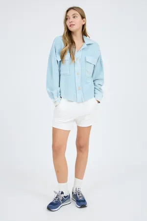 Holly Sweat Button Up