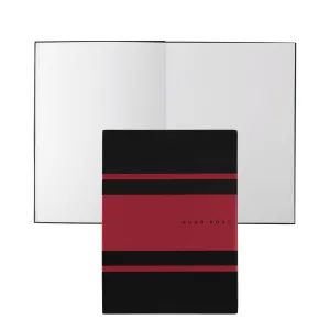 HUGO BOSS HNH007P-Note pad A5 Gear Matrix Red