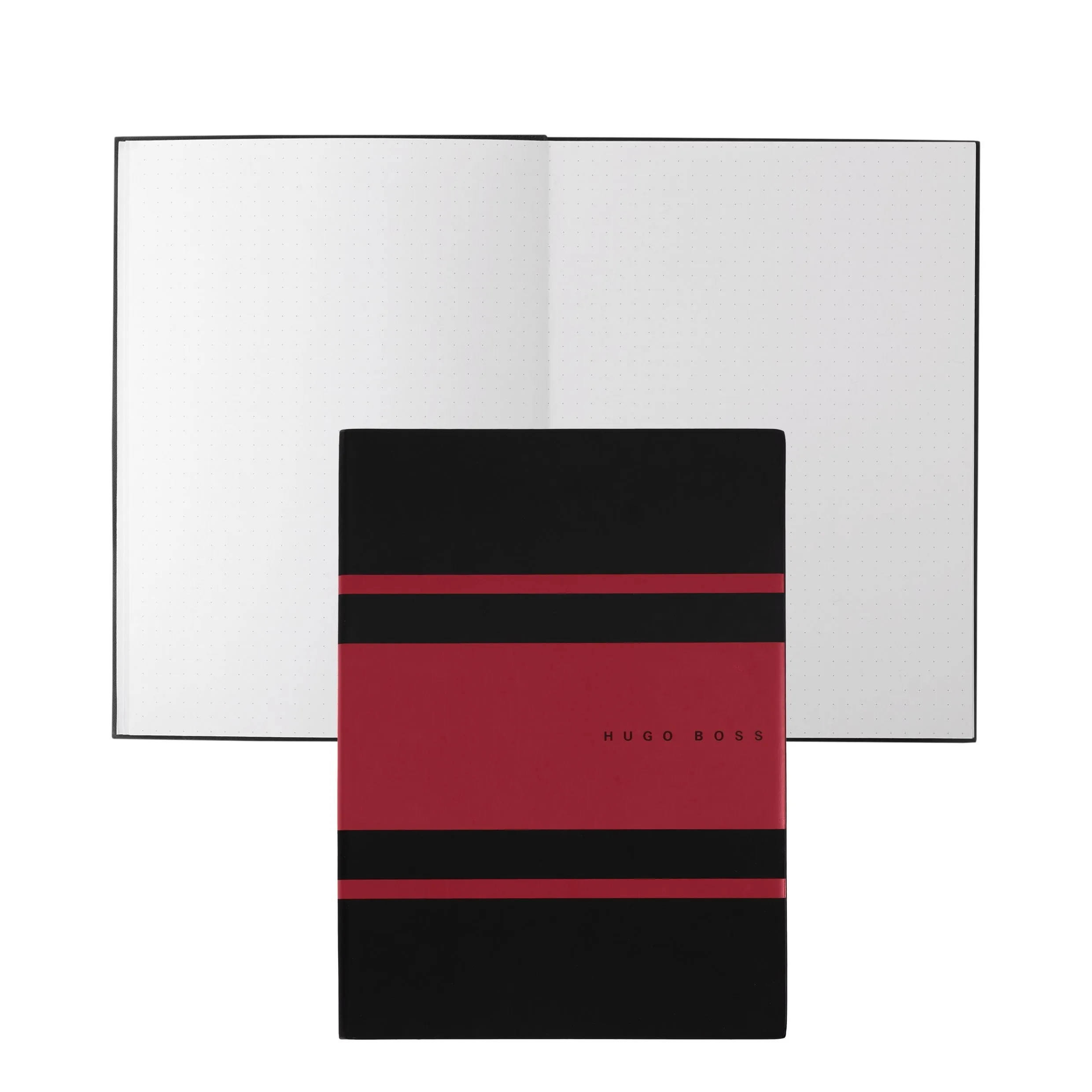 HUGO BOSS HNH007P-Note pad A5 Gear Matrix Red