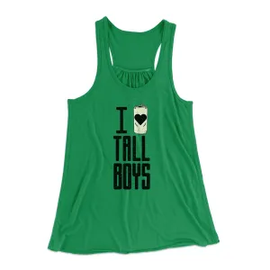 I Love Tall Boys Women's Flowey Tank Top