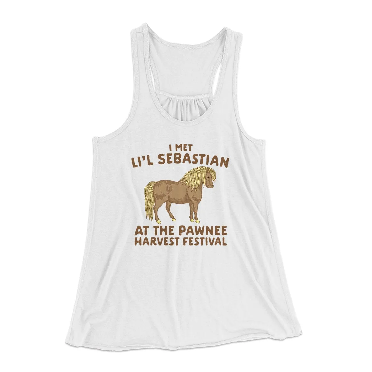 I Met Li'l Sebastian Women's Flowey Tank Top