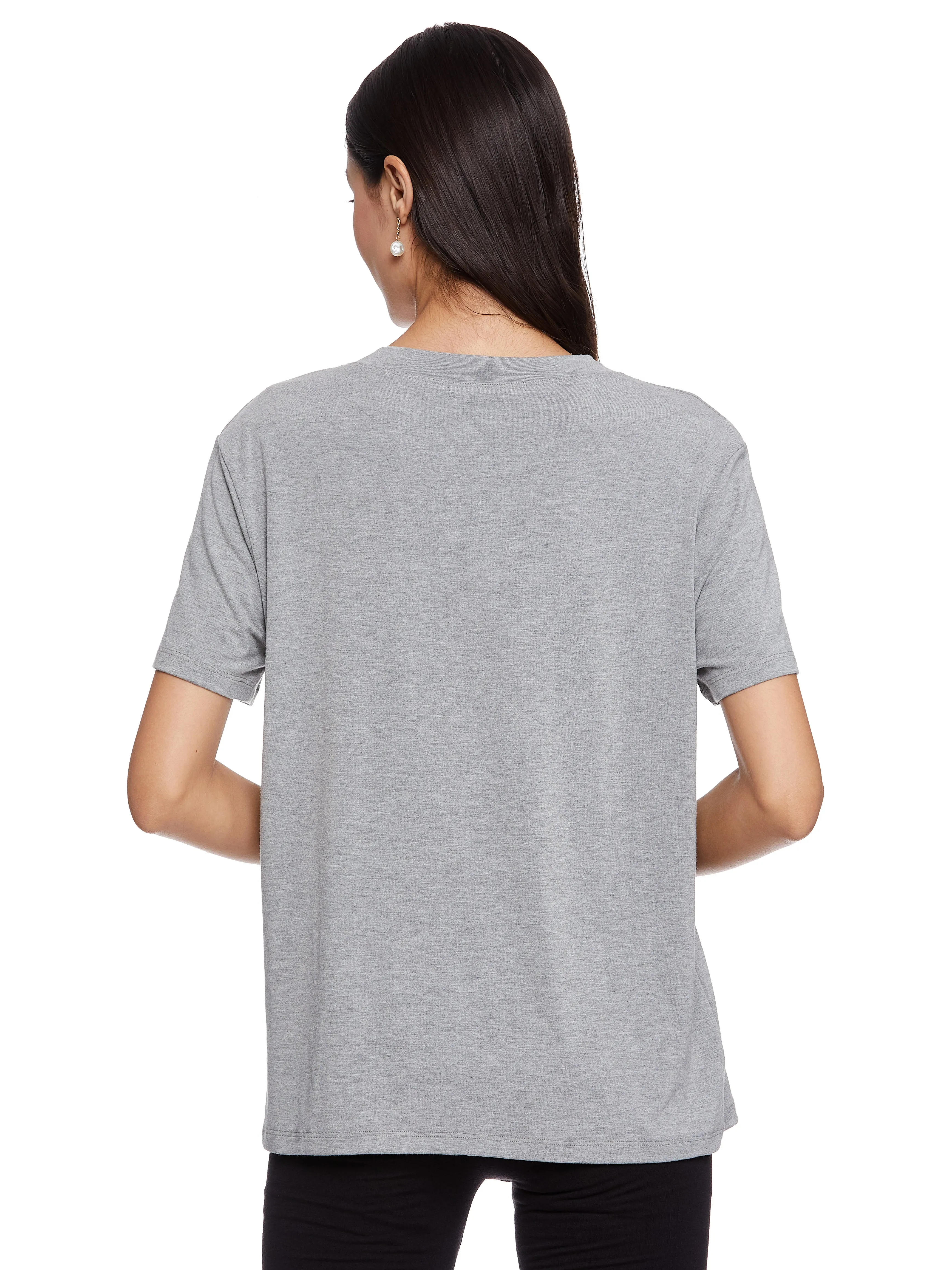 INGRID HALF SLEEVE TEE (BLACK)