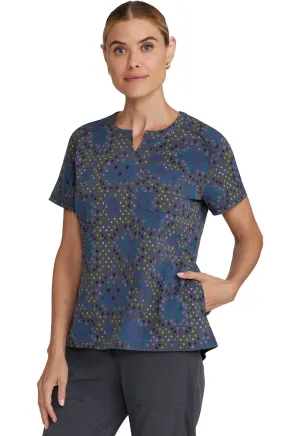 Inspira Flex IP723 Round Neck Print Top Let's Tri It