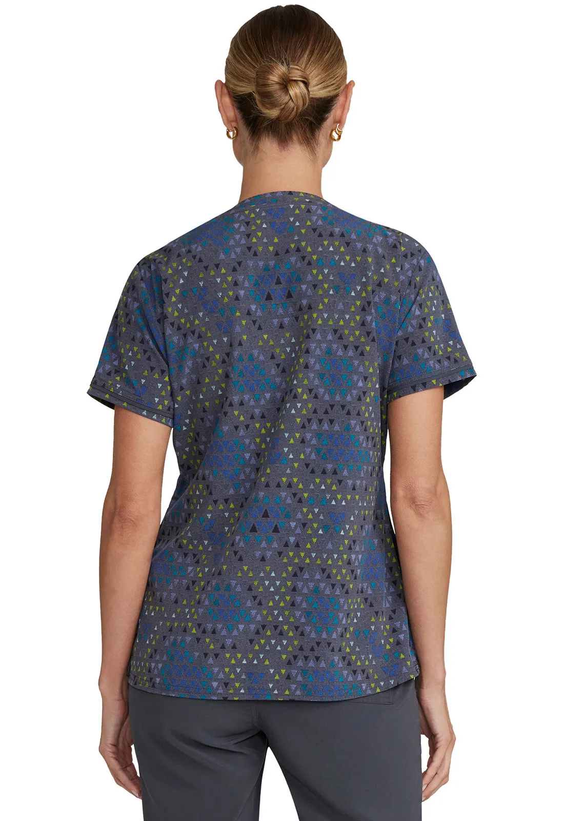 Inspira Flex IP723 Round Neck Print Top Let's Tri It