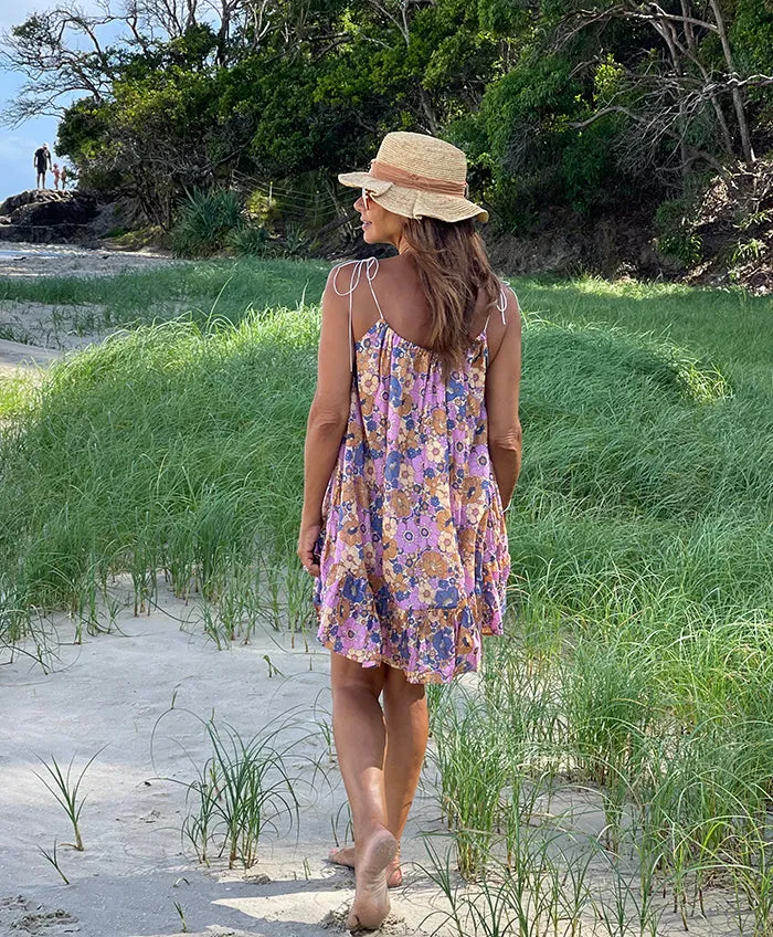 Isla Mini Dress - Retro Floral