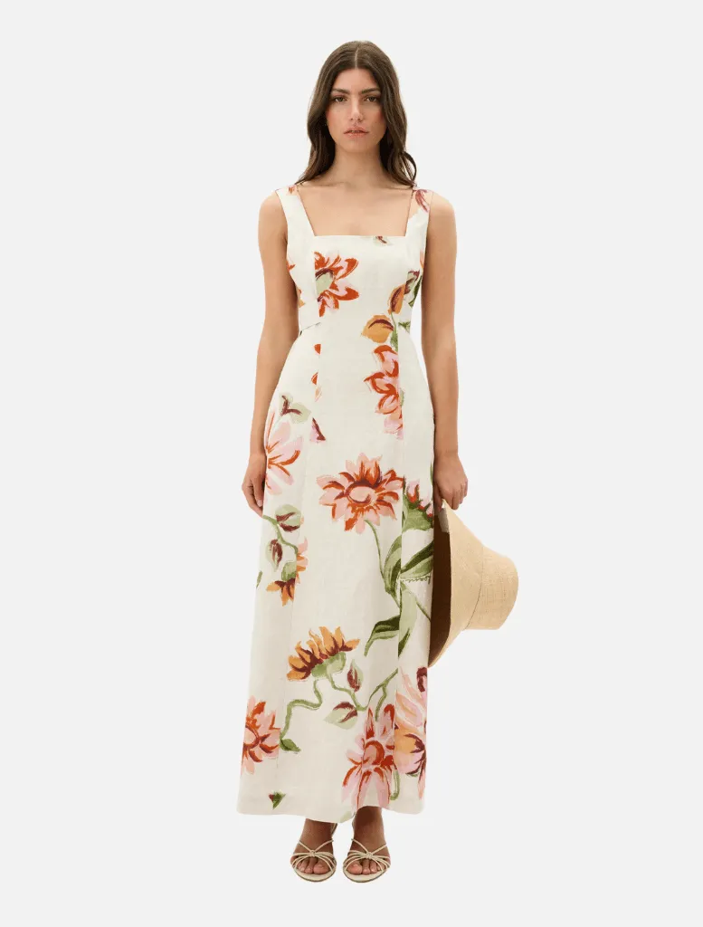 Isolde Dress - Raphia Bloom