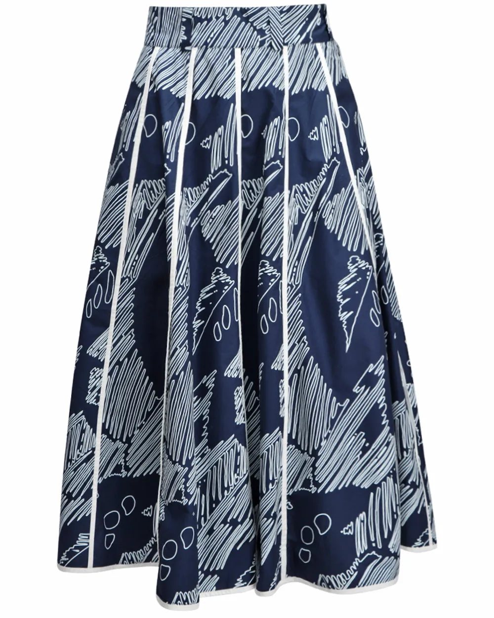 Ivory Stardust Foliage Stevie Skirt