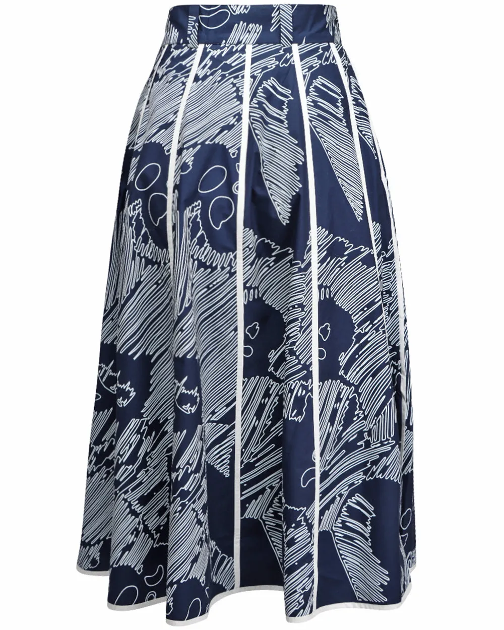Ivory Stardust Foliage Stevie Skirt