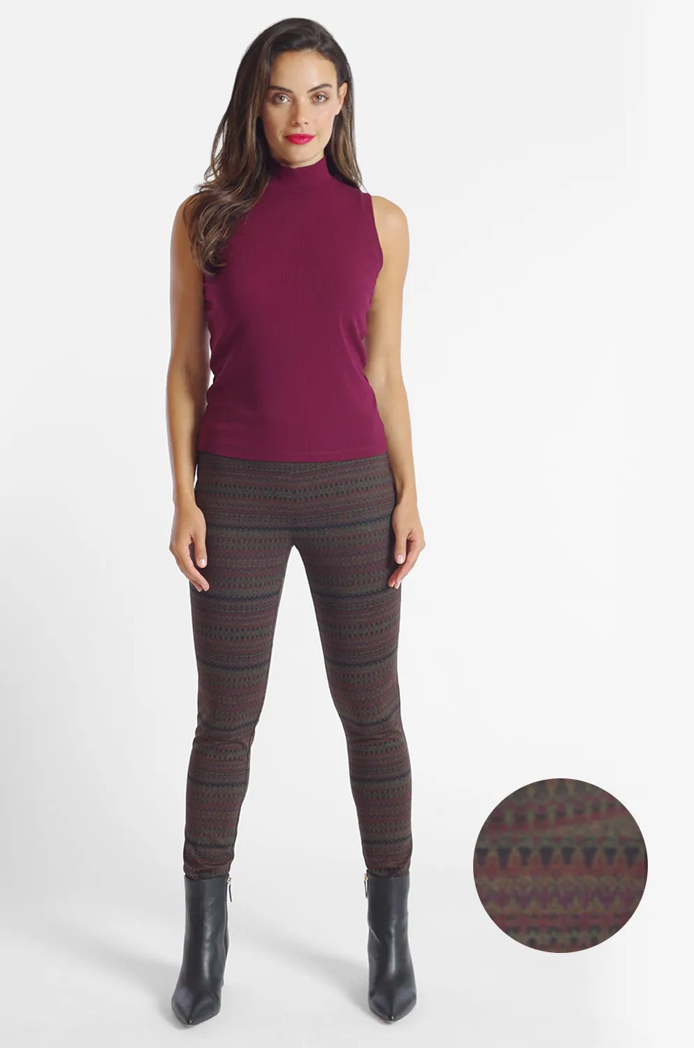 Ivy Jegging - Knit Print: FINAL SALE