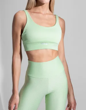 JACQUARD TEAL TOP