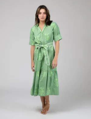Jane Dress in Fern Jaipur Floral by Beau & Ro