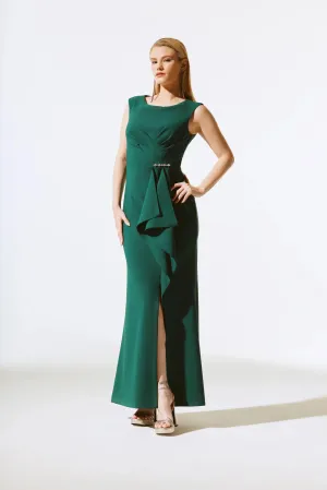 Joseph Ribkoff Lux Twill Trumpet Gown