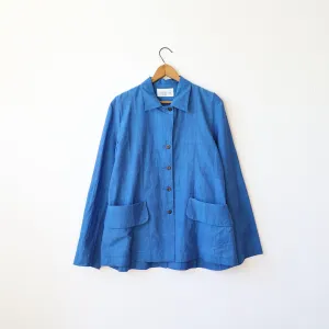 Khadi and Co. Cotton Jacket - Azure