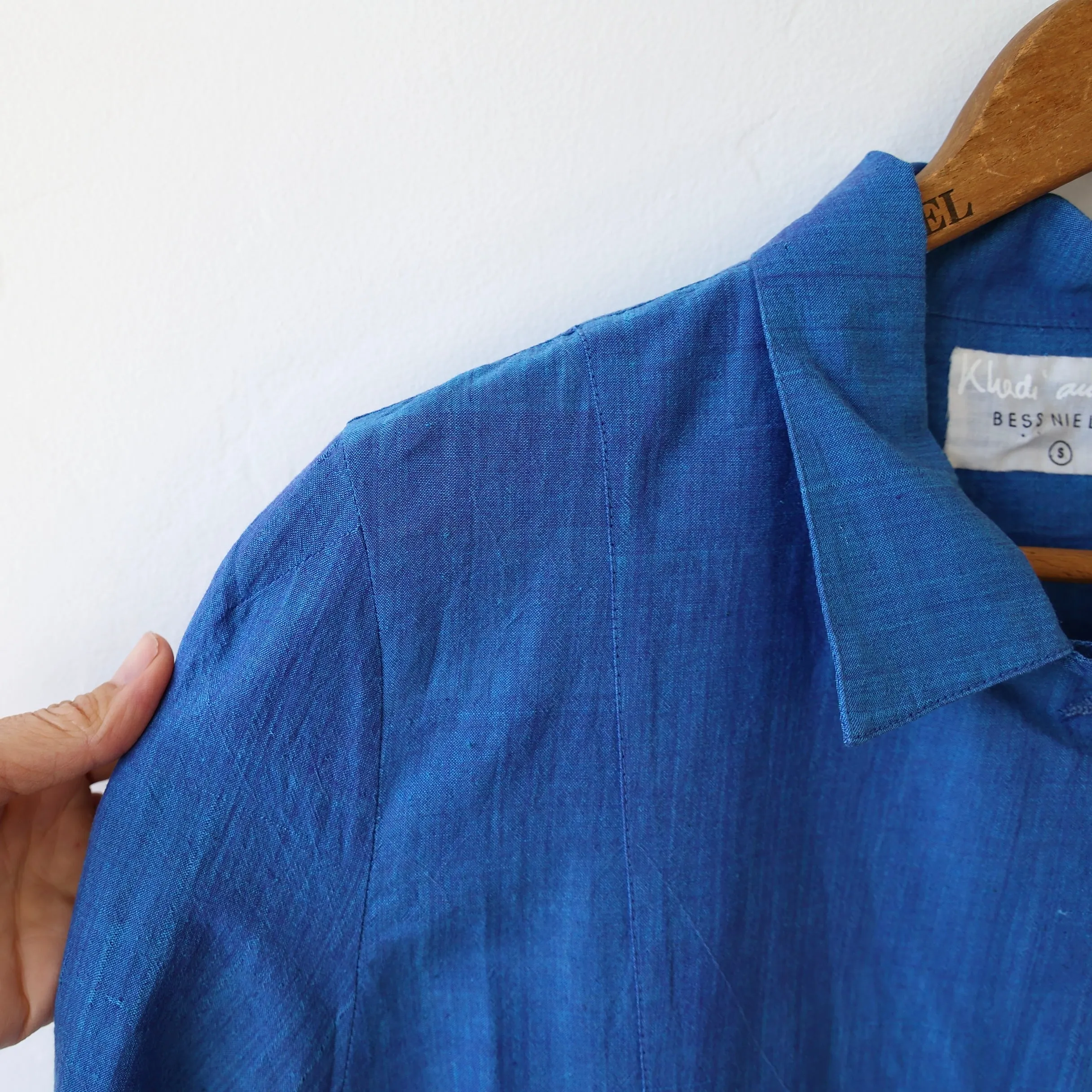 Khadi and Co. Cotton Jacket - Azure