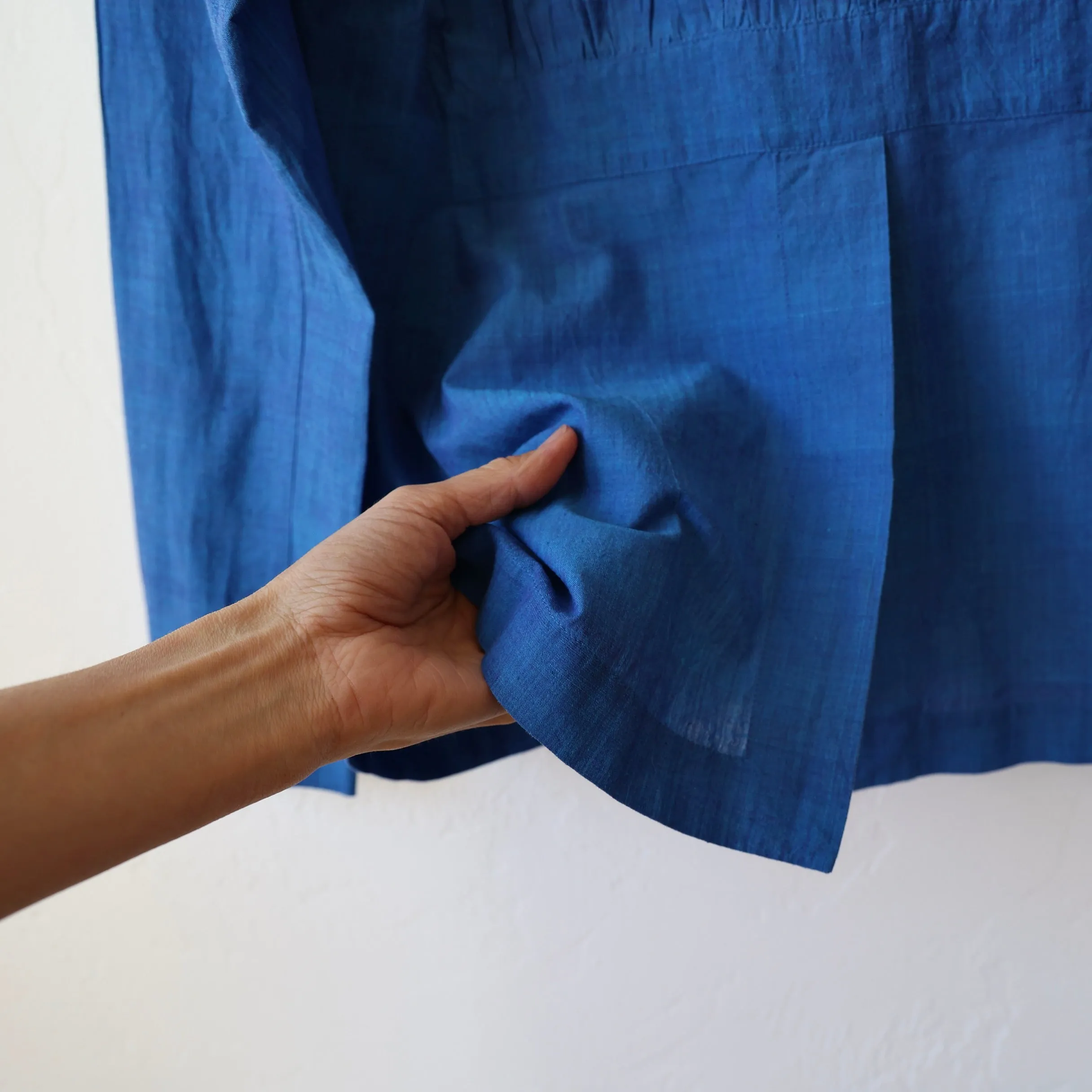 Khadi and Co. Cotton Jacket - Azure
